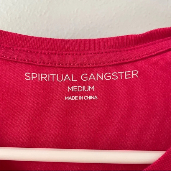Spiritual Gangster Aloha Muscle Tank pink size medium - Picture 3 of 7